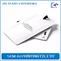 SenCai white tag clothing brand hang tag for jean pant